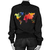 Black Wanderlust Bomber Jacket