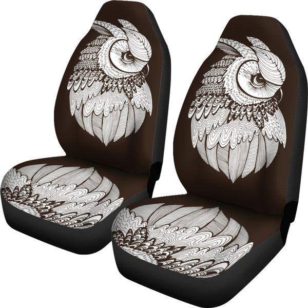 Owl Gazing Car Seat Covers