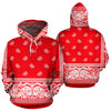 Red Bandanna Hoodie-Express Line - Painteye