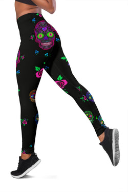 Wicked Skulls Leggings for Lovers of Skulls - Painteye