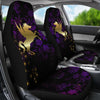Pegasus Purple Damask Car Seat Covers - Painteye