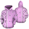 Pink Bandana Pullover Hoodie