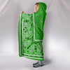 Ultimate Lime Green Bandana Hooded Blanket