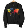 Black Wanderlust Bomber Jacket