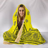 Ultimate Yellow and Black Hooded Bandana Blanket