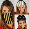 Luxury Stripes & Dots Gold Collection of Bandana 3-Pack