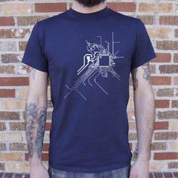 Programmer At Heart Circuit Mens T-Shirt - Painteye