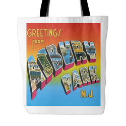 "Greetings From Asbury Park" Tote Bag - Painteye