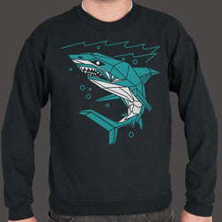 Polygon Shark Sweater (Mens) - Painteye