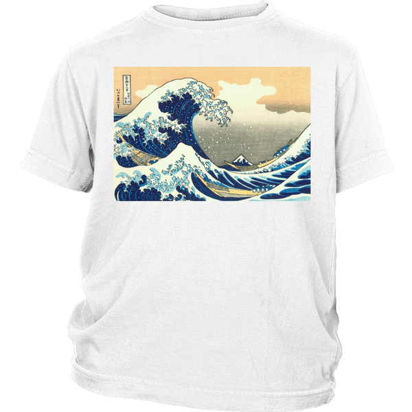 "Great Wave off Kanagawa" Youth T-Shirt - Painteye