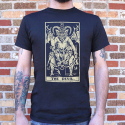 Tarot Devil Mens T-Shirt - Painteye